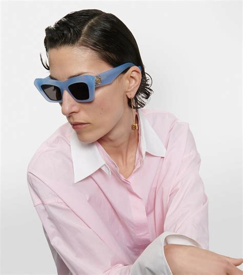 loewe acetate cat eye sunglasses|loewe anagram cat eye sunglasses.